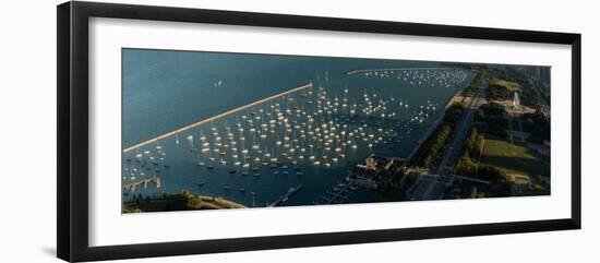 Monroe Harbor Chicago-Steve Gadomski-Framed Photographic Print