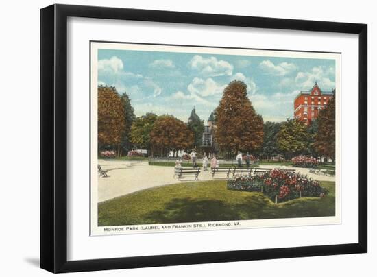 Monroe Park, Richmond, Virginia-null-Framed Art Print