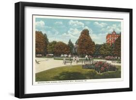 Monroe Park, Richmond, Virginia-null-Framed Art Print