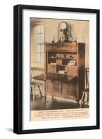 Monroe's Desk, Fredericksburg, Virginia-null-Framed Art Print