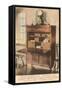 Monroe's Desk, Fredericksburg, Virginia-null-Framed Stretched Canvas