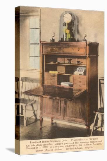 Monroe's Desk, Fredericksburg, Virginia-null-Stretched Canvas