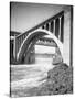 Monroe Street Bridge, Spokane River, Spokane, 1916-null-Stretched Canvas