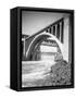 Monroe Street Bridge, Spokane River, Spokane, 1916-null-Framed Stretched Canvas