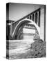 Monroe Street Bridge, Spokane River, Spokane, 1916-null-Stretched Canvas