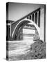 Monroe Street Bridge, Spokane River, Spokane, 1916-null-Stretched Canvas