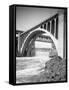 Monroe Street Bridge, Spokane River, Spokane, 1916-null-Framed Stretched Canvas