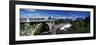 Monroe Street Bridge with City in the Background, Spokane, Washington State, USA-null-Framed Photographic Print