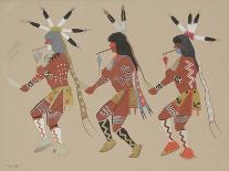 Cheyenne, C.1934 (Watercolour)-Monroe Tsatoke-Mounted Giclee Print
