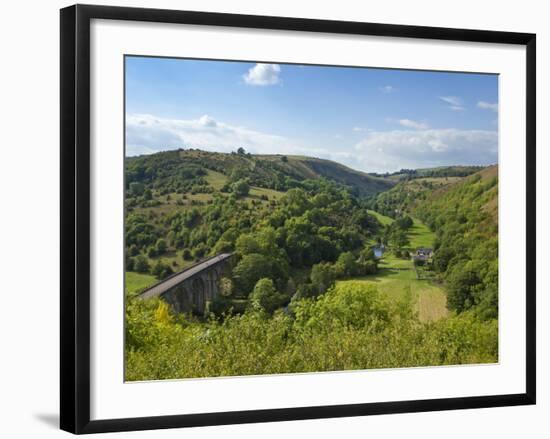 Monsal Dale and Railway Viaduct, Peak District National Park, Derbyshire, England, United Kingdom, -Neale Clark-Framed Photographic Print