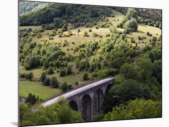 Monsal Head Viaduct, White Peak, Peak District National Park, Derbyshire, England, UK-White Gary-Mounted Photographic Print