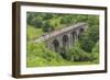 Monsal Trail, Crowded with Cyclists, Former Rail Line Viaduct over Monsal Dale at Monsal Head-Eleanor Scriven-Framed Photographic Print