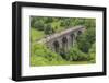 Monsal Trail, Crowded with Cyclists, Former Rail Line Viaduct over Monsal Dale at Monsal Head-Eleanor Scriven-Framed Photographic Print