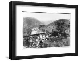 Monsale Dale Viaduct Derbyshire-null-Framed Photographic Print