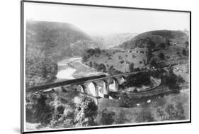 Monsale Dale Viaduct Derbyshire-null-Mounted Photographic Print