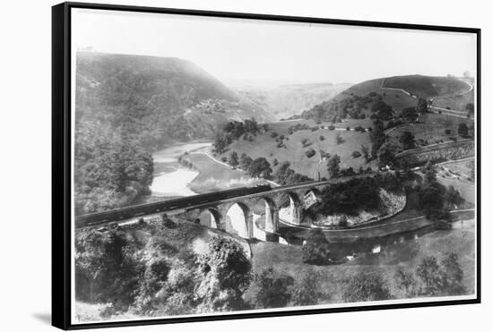 Monsale Dale Viaduct Derbyshire-null-Framed Stretched Canvas