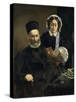 Monsieur and Madame Auguste Manet-Edouard Manet-Stretched Canvas