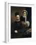 Monsieur and Madame Auguste Manet-Edouard Manet-Framed Giclee Print