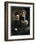 Monsieur and Madame Auguste Manet-Edouard Manet-Framed Giclee Print