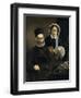 Monsieur and Madame Auguste Manet-Edouard Manet-Framed Giclee Print