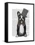 Monsieur Bulldog-Fab Funky-Framed Stretched Canvas