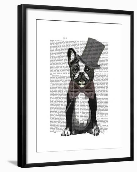 Monsieur Bulldog-Fab Funky-Framed Art Print