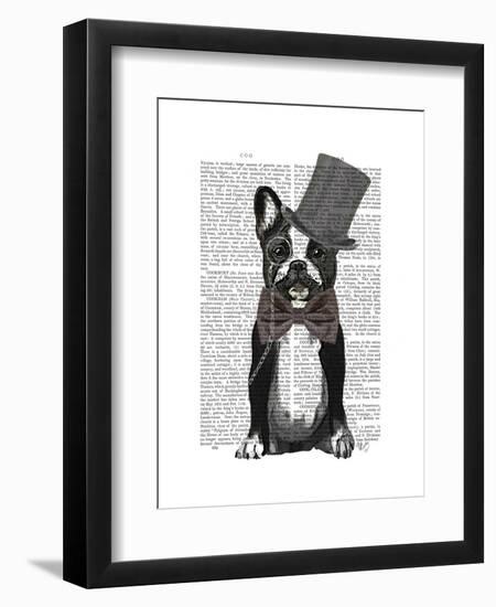 Monsieur Bulldog-Fab Funky-Framed Art Print