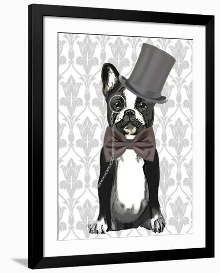 Monsieur Bulldog-Fab Funky-Framed Art Print