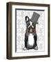 Monsieur Bulldog-Fab Funky-Framed Art Print