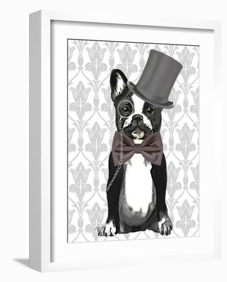 Monsieur Bulldog-Fab Funky-Framed Art Print