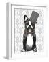 Monsieur Bulldog-Fab Funky-Framed Art Print