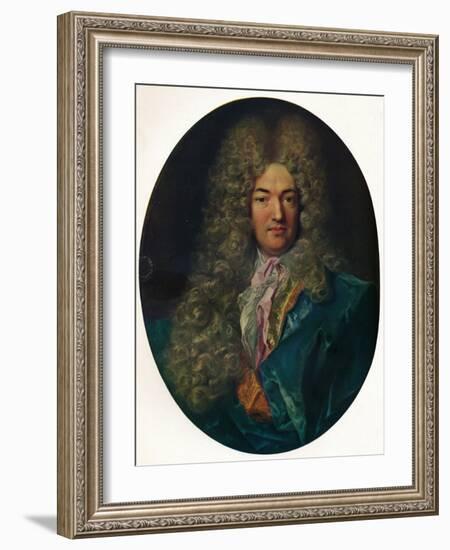 Monsieur Calvet (1659-1743), founder the Ecole des Beaux-Arts, Avignon, (1922)-Hyacinthe Rigaud-Framed Giclee Print