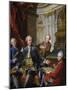 Monsieur Carre De Cande with His Three Sons-Jean Valade-Mounted Giclee Print