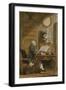 Monsieur De Cormainville in His Library, Writing at His Desk-Carmontelle-Framed Giclee Print