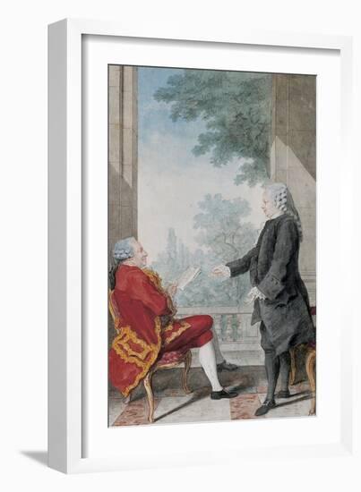 Monsieur De Montule and Monsieur Le President D'Albertas-Carmontelle-Framed Giclee Print