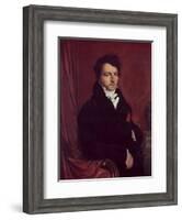 Monsieur de Norvins-Jean-Auguste-Dominique Ingres-Framed Giclee Print