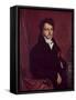 Monsieur de Norvins-Jean-Auguste-Dominique Ingres-Framed Stretched Canvas