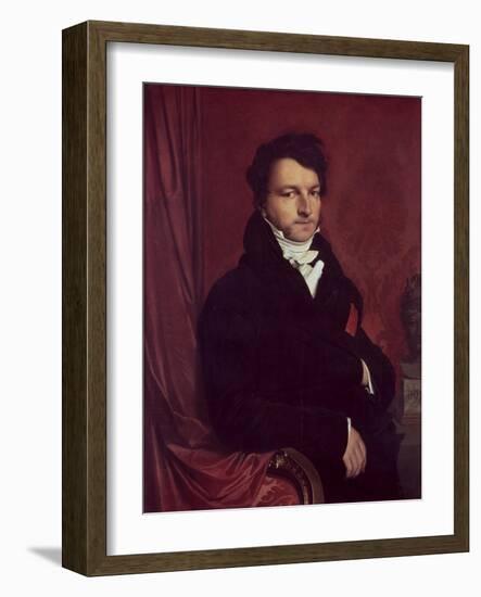 Monsieur de Norvins-Jean-Auguste-Dominique Ingres-Framed Giclee Print