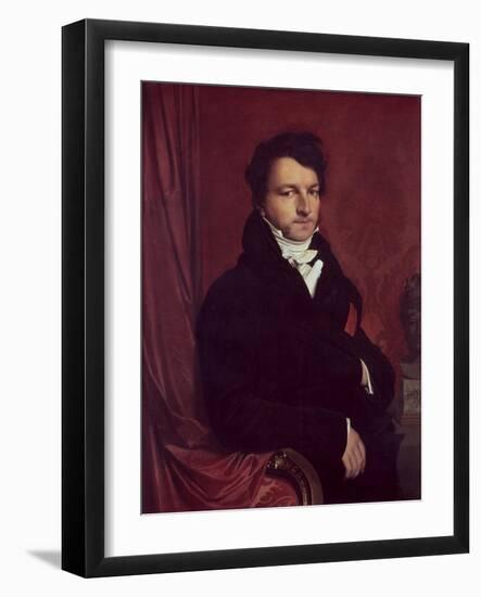 Monsieur de Norvins-Jean-Auguste-Dominique Ingres-Framed Giclee Print