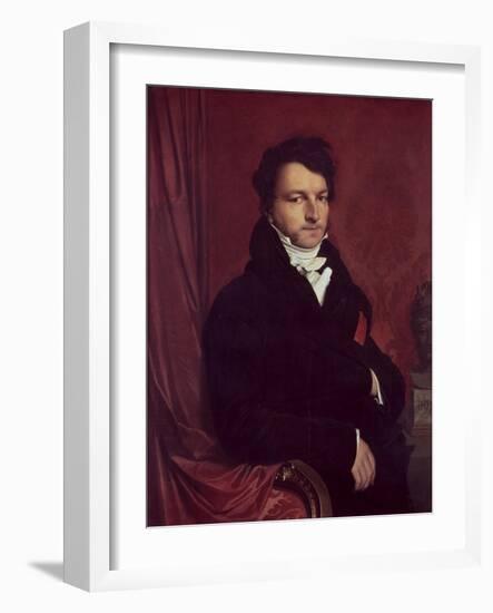 Monsieur de Norvins-Jean-Auguste-Dominique Ingres-Framed Giclee Print