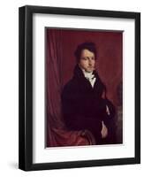 Monsieur de Norvins-Jean-Auguste-Dominique Ingres-Framed Premium Giclee Print