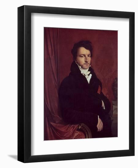Monsieur de Norvins-Jean-Auguste-Dominique Ingres-Framed Premium Giclee Print