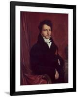 Monsieur de Norvins-Jean-Auguste-Dominique Ingres-Framed Giclee Print