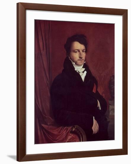 Monsieur de Norvins-Jean-Auguste-Dominique Ingres-Framed Giclee Print