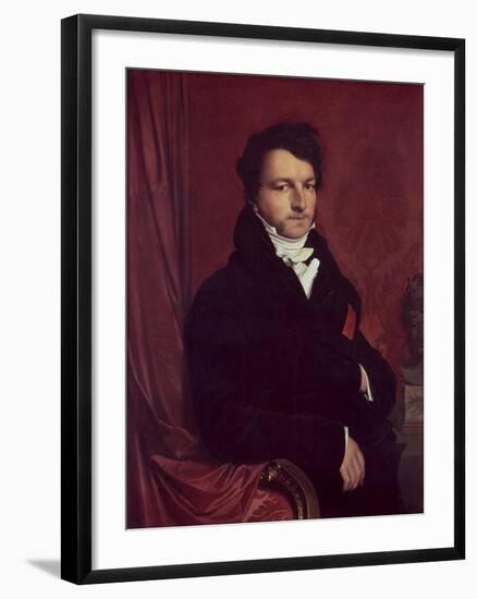 Monsieur de Norvins-Jean-Auguste-Dominique Ingres-Framed Giclee Print