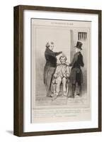 Monsieur Est Très Voleur ... Tant Mieux... J'Espère Bien Le Corriger À L'Ai-Honore Daumier-Framed Giclee Print