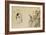 Monsieur Fiquet Admiring a Pastel by Degas-Paul Cesar Helleu-Framed Giclee Print