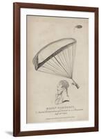 Monsieur Garnerin, and His Extraordinary Descent in a Parachute, 21 September 1802-null-Framed Giclee Print