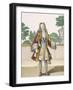 Monsieur Le Comte De Toulouse, 1690 (Coloured Engraving)-French-Framed Giclee Print