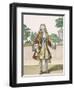 Monsieur Le Comte De Toulouse, 1690 (Coloured Engraving)-French-Framed Giclee Print